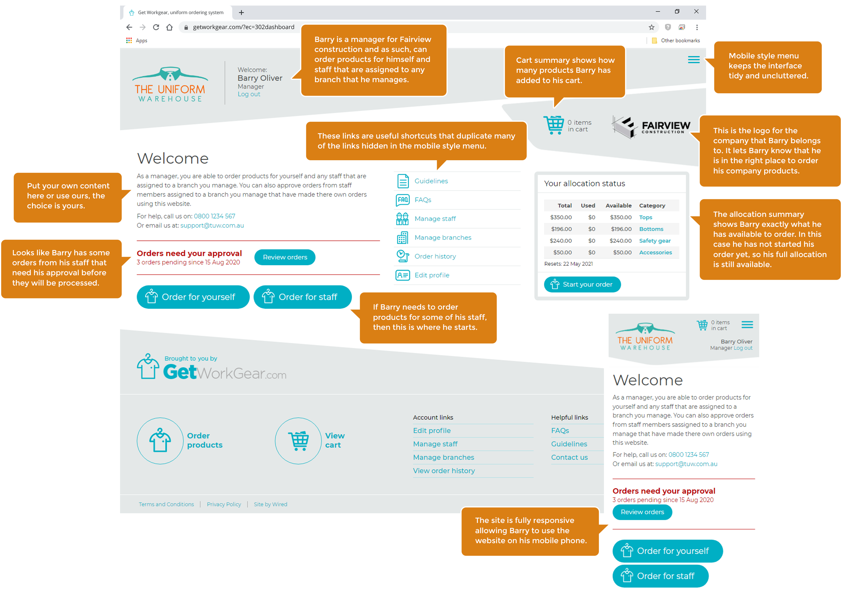 screenshot of Get WorkGear